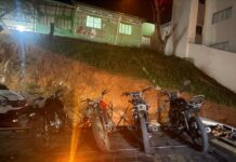 PM de Caratinga apreende motocicletas envolvidas em “rolezinho”