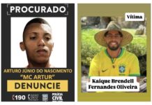 Polícia Civil divulga imagem de foragido investigado por homicídio e tentativa de homicídio em Ubaporanga