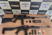 PM recupera armas furtadas e prende suspeito por receptação em Caratinga