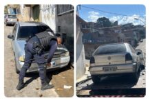 Veículo com registro de roubo/furto é recuperado pela GCM em Ipatinga