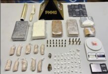 Operação da Polícia Militar resulta na prisão de dois suspeitos por tráfico de drogas e apreensão de munições em Ipatinga