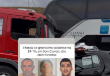 Vítimas de gravíssimo acidente na BR-116, em Dom Cavati, são identificadas