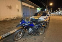 Veículo com sinais de adulteração é recuperado pela Polícia Rodoviária em Belo Oriente