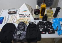 PM prende três homens e recupera materiais furtados de propriedade rural em Dom Cavati