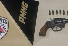 Homem é preso por porte ilegal de arma de fogo