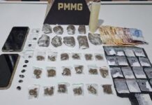 Mulher é presa com cocaína, skank, maconha e haxixe em Timóteo