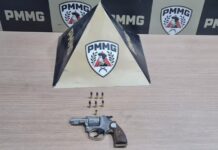 Polícia Militar prende homem por porte ilegal de arma de fogo em Caratinga