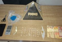 BELO ORIENTE – Polícia Militar prende dois homens por tráfico de drogas